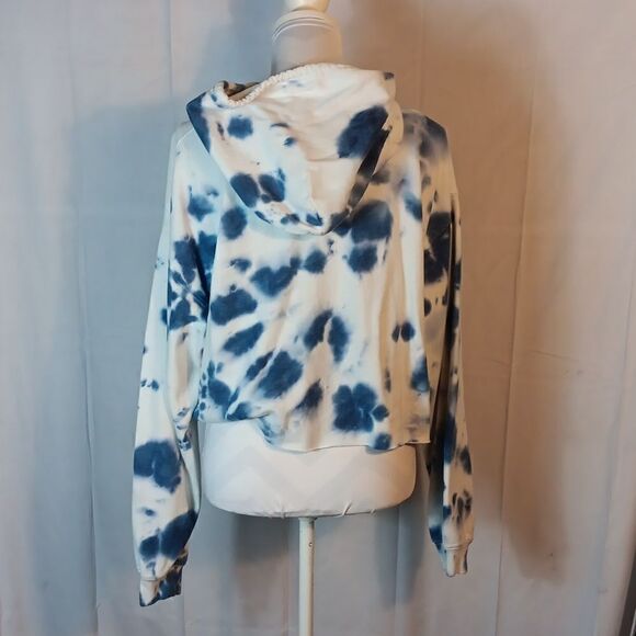 Pink Floyd Tie Dyed Cropped Hoodie - Picture 3 of 5